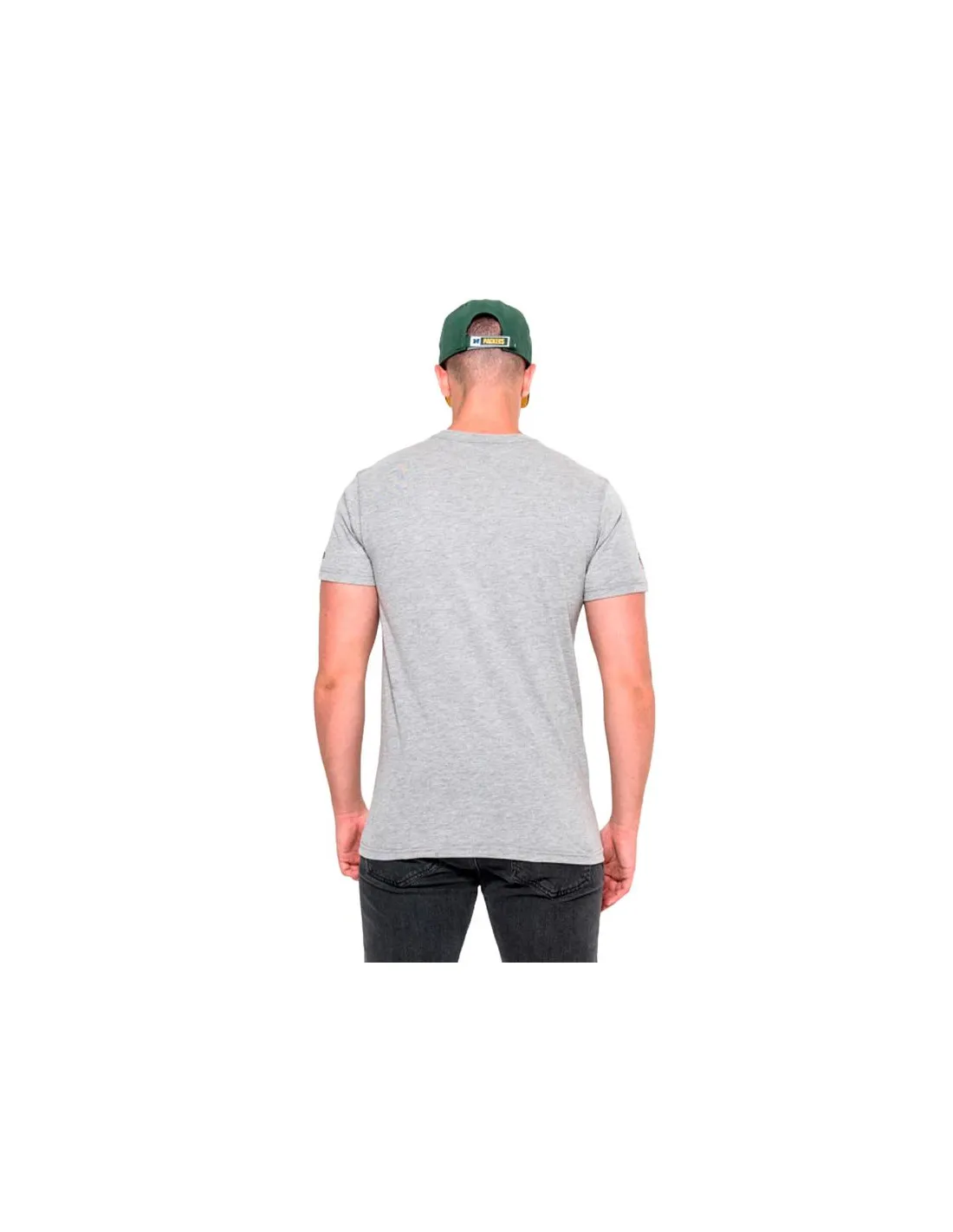Camiseta New Era NFL Green Bay Packers Regular Hombre Gris