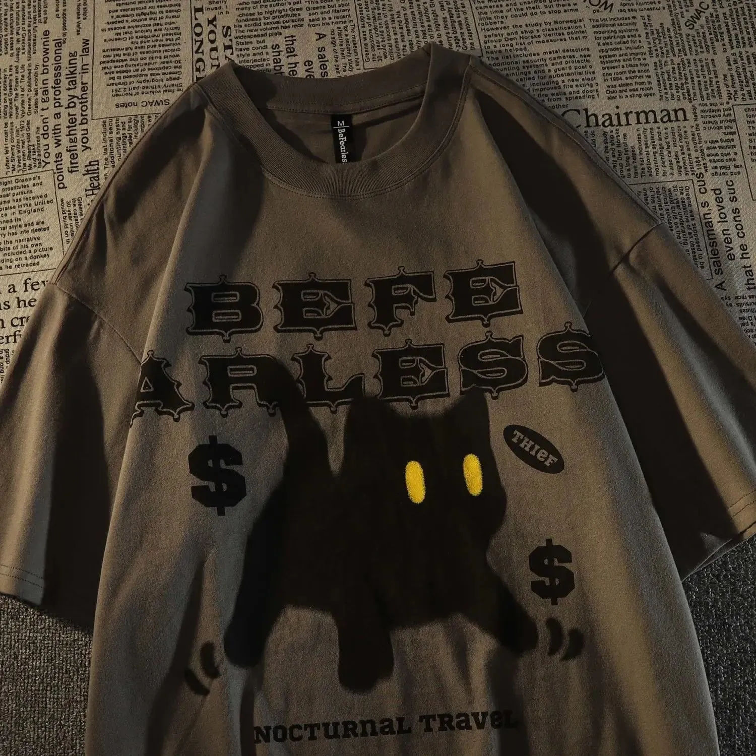 Camiseta Oversize Cat