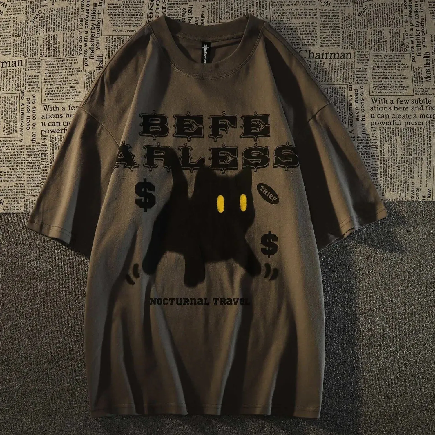 Camiseta Oversize Cat