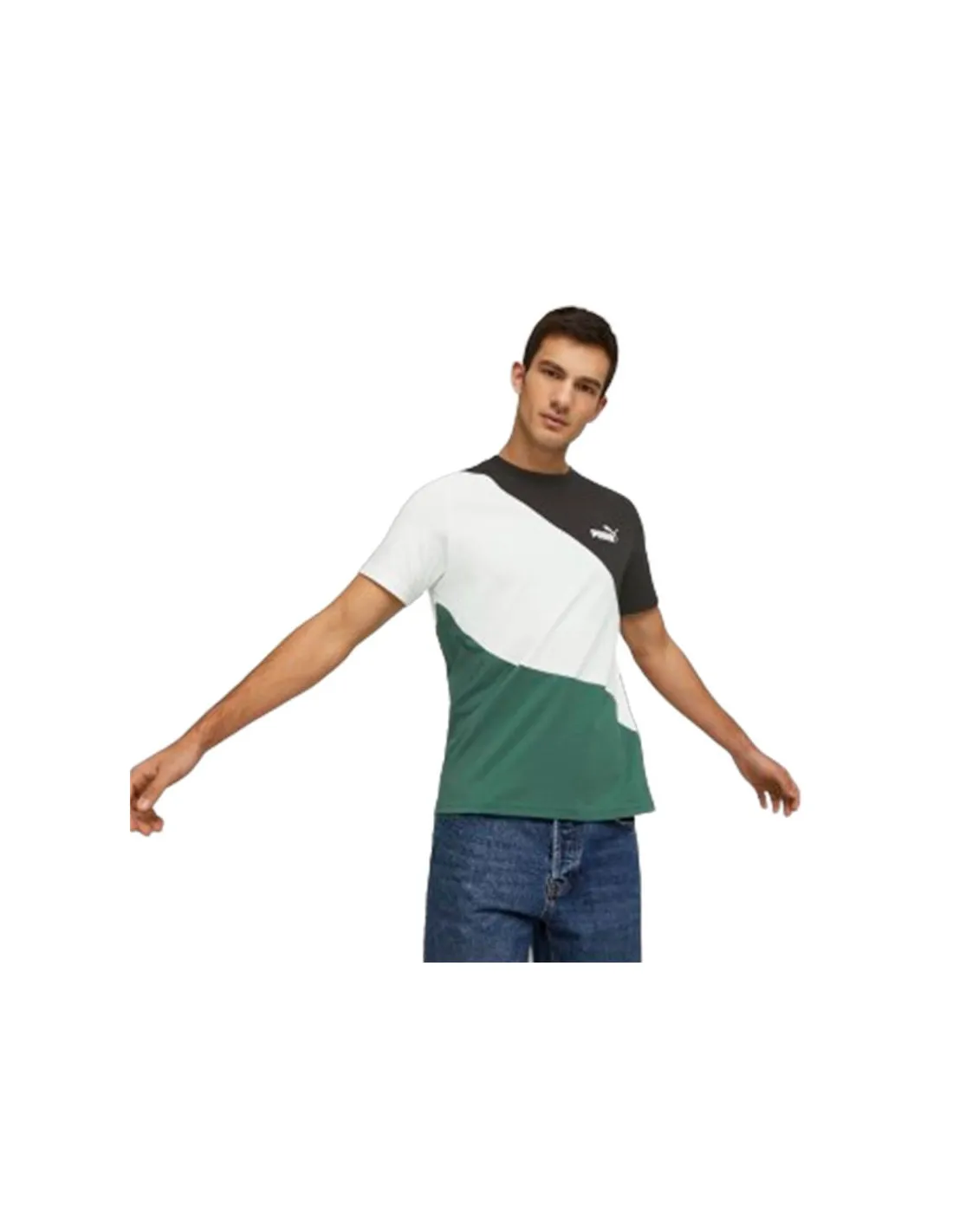 Camiseta Puma Power Cat Hombre Vine