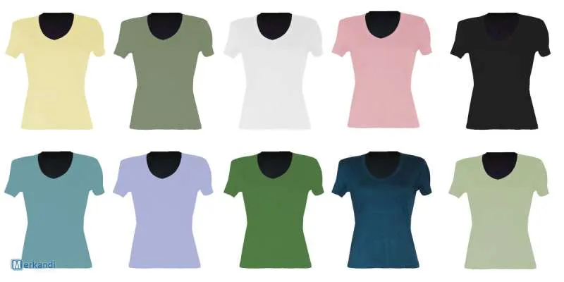 CAMISETAS MANGA CORTA MUJER BLUSAS MXL