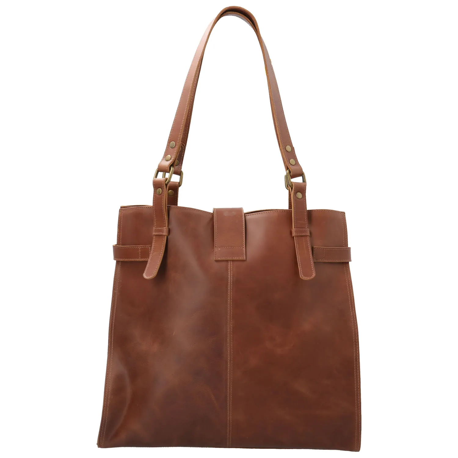 Cartera Cuero Mujer Beville Bag Café Hush Puppies