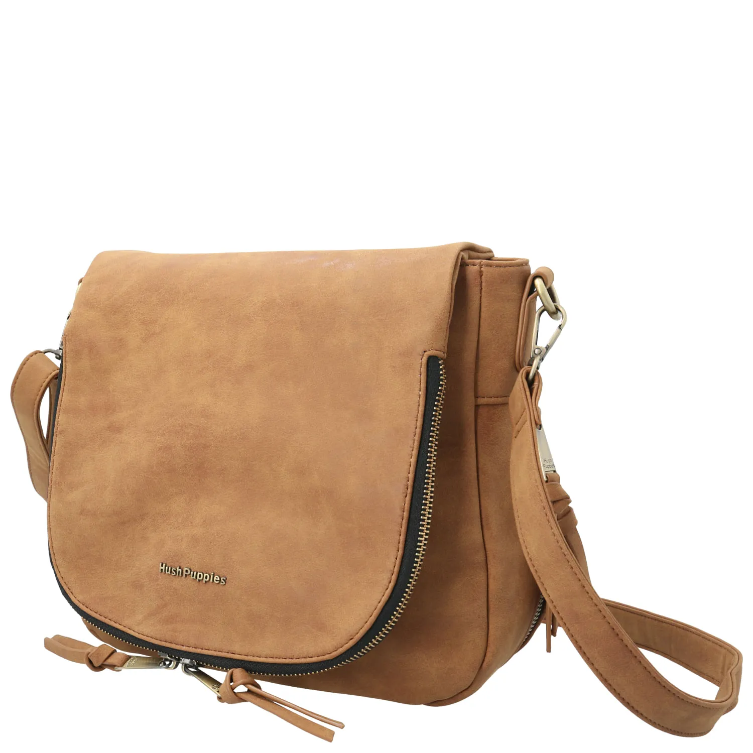Cartera Ecocuero Mujer Draven Cross Café Hush Puppies