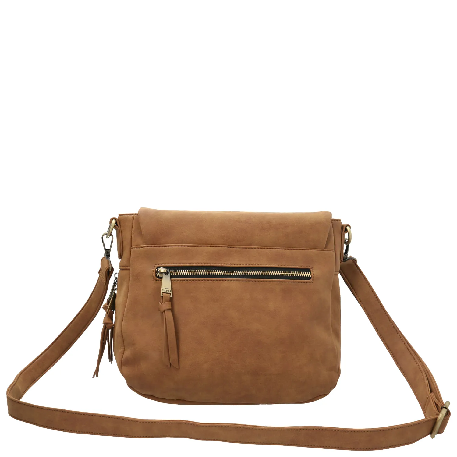Cartera Ecocuero Mujer Draven Cross Café Hush Puppies