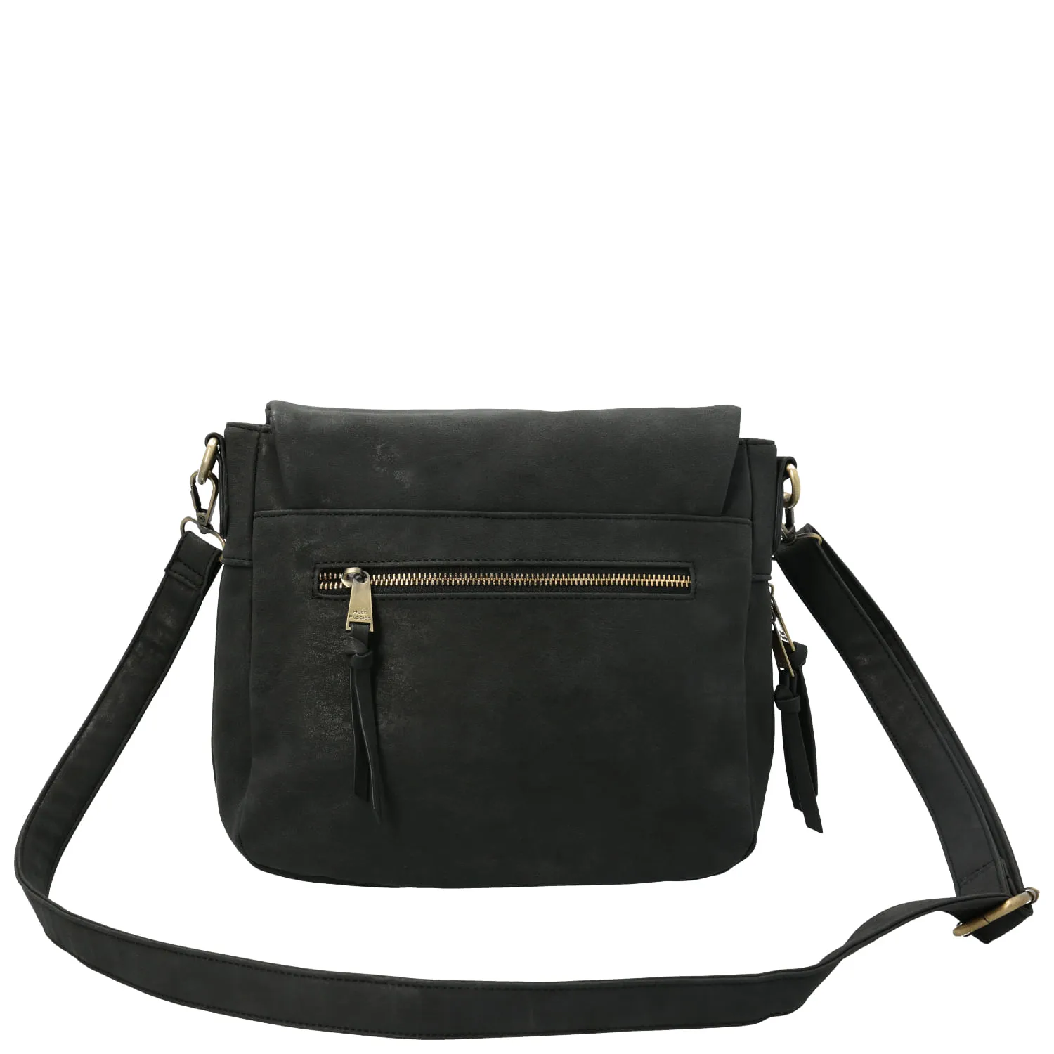 Cartera Ecocuero Mujer Draven Cross Negro Hush Puppies