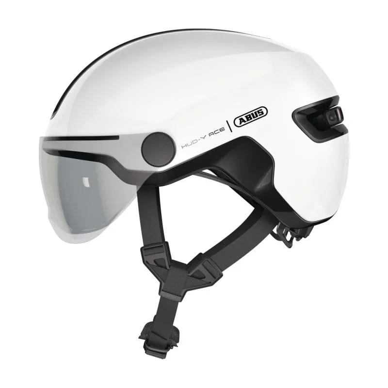 CASCO PARA BICICLETA URBANA ABUS HUDY ACE (BLANCO)