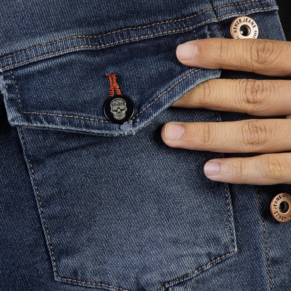 Chaqueta Slim Denim Jw Reel Dark