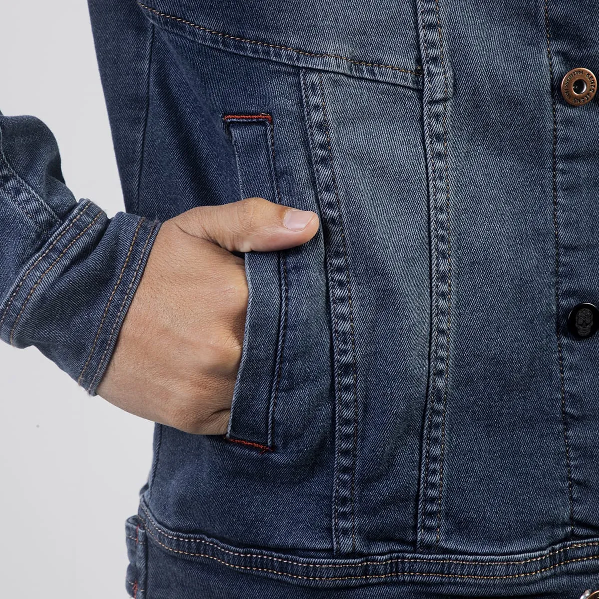 Chaqueta Slim Denim Jw Reel Dark