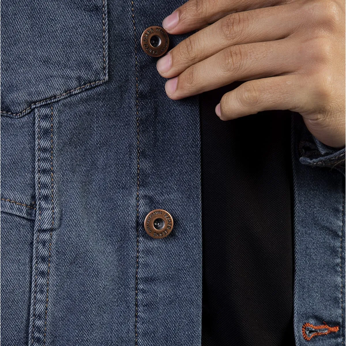 Chaqueta Slim Denim Jw Reel Dark