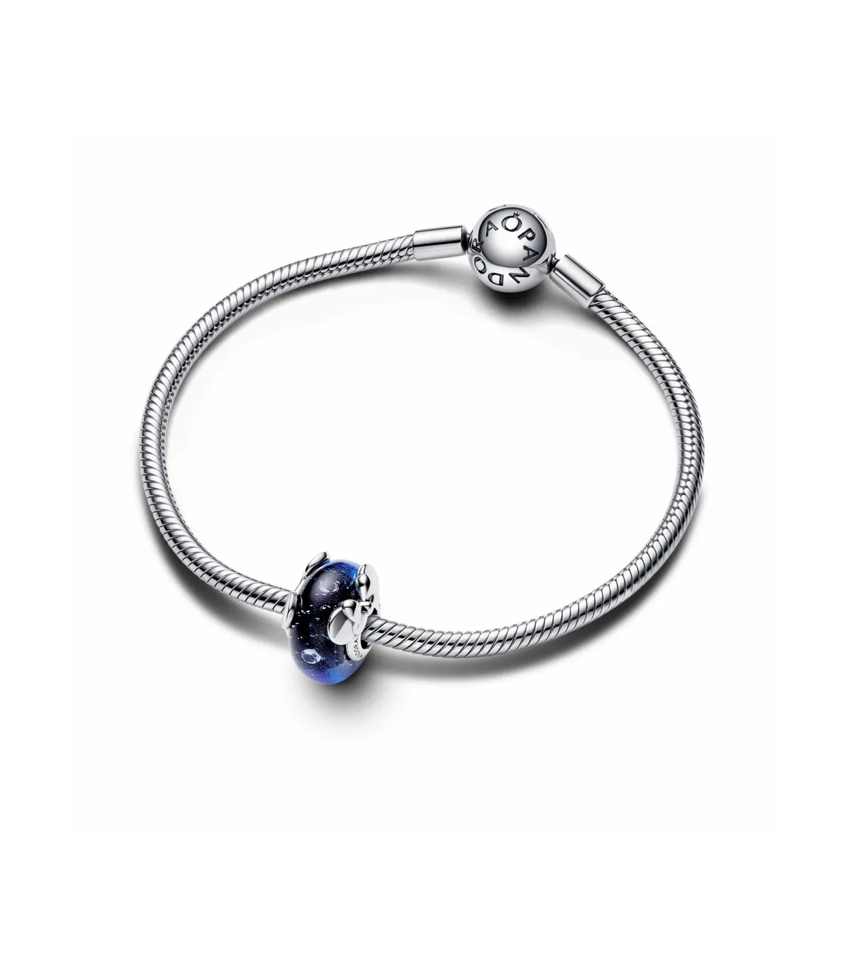 CHARM PANDORA CRISTAL MURANO AZUL MICKEY & MINNIE MOUSE DE DISNEY  792958C01