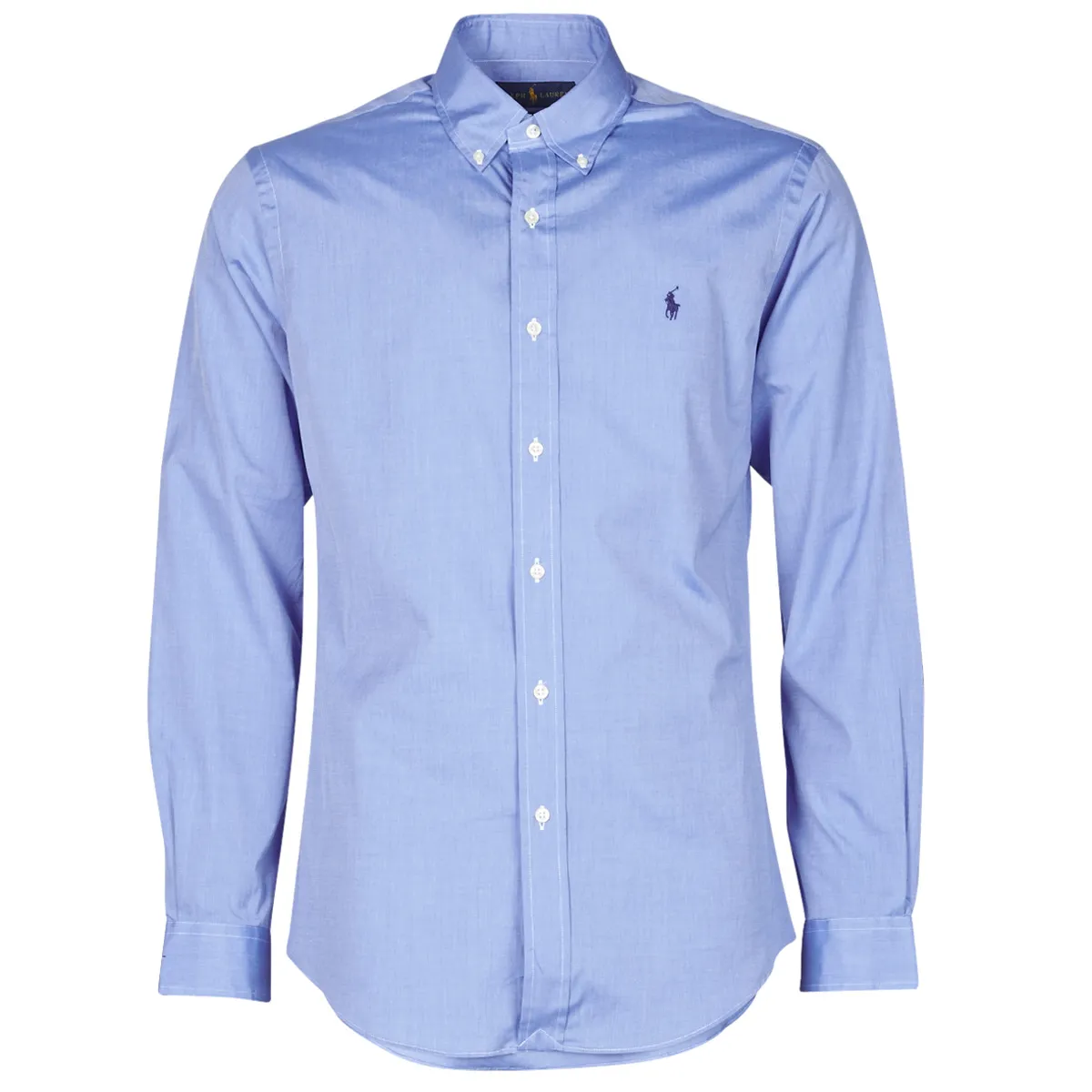 CHEMISE AJUSTEE EN POPLINE DE COTON COL BOUTONNE  LOGO PONY PLAY