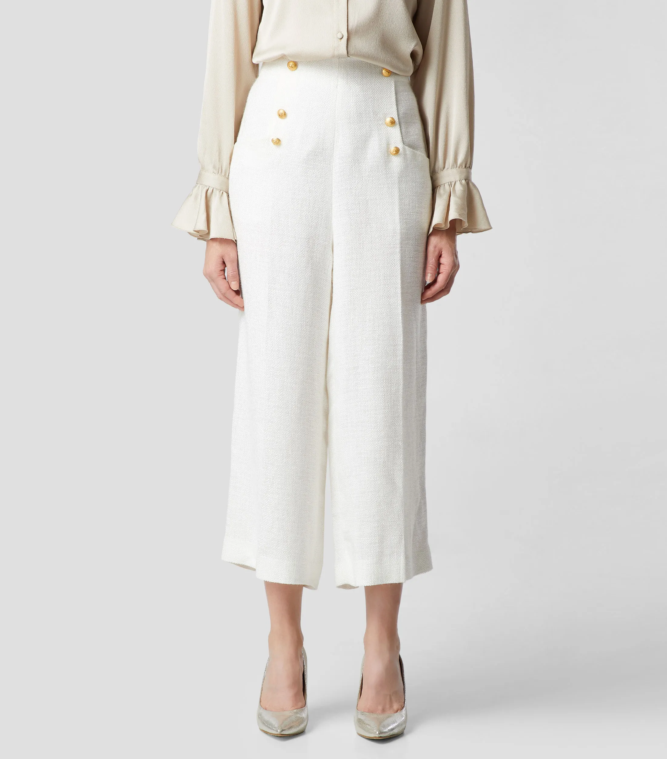 Chester & Peck Pantalón liso Mujer