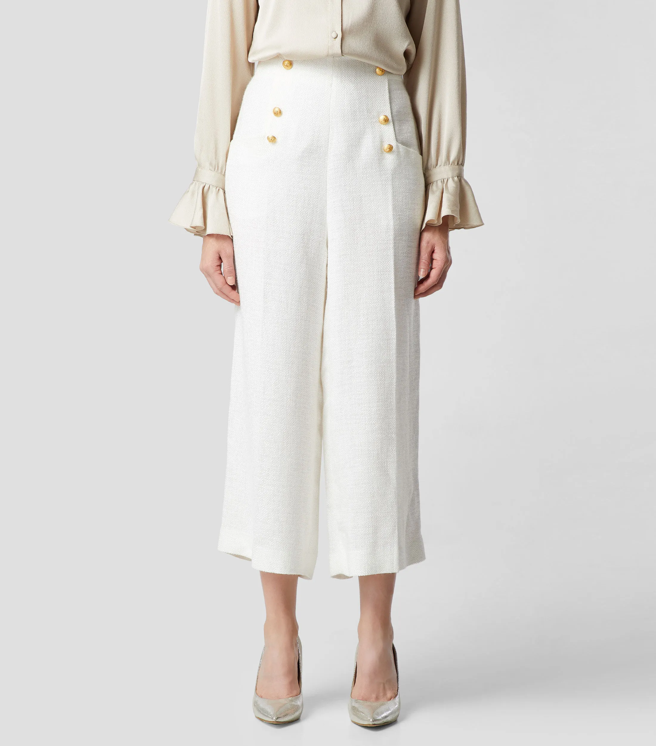Chester & Peck Pantalón liso Mujer