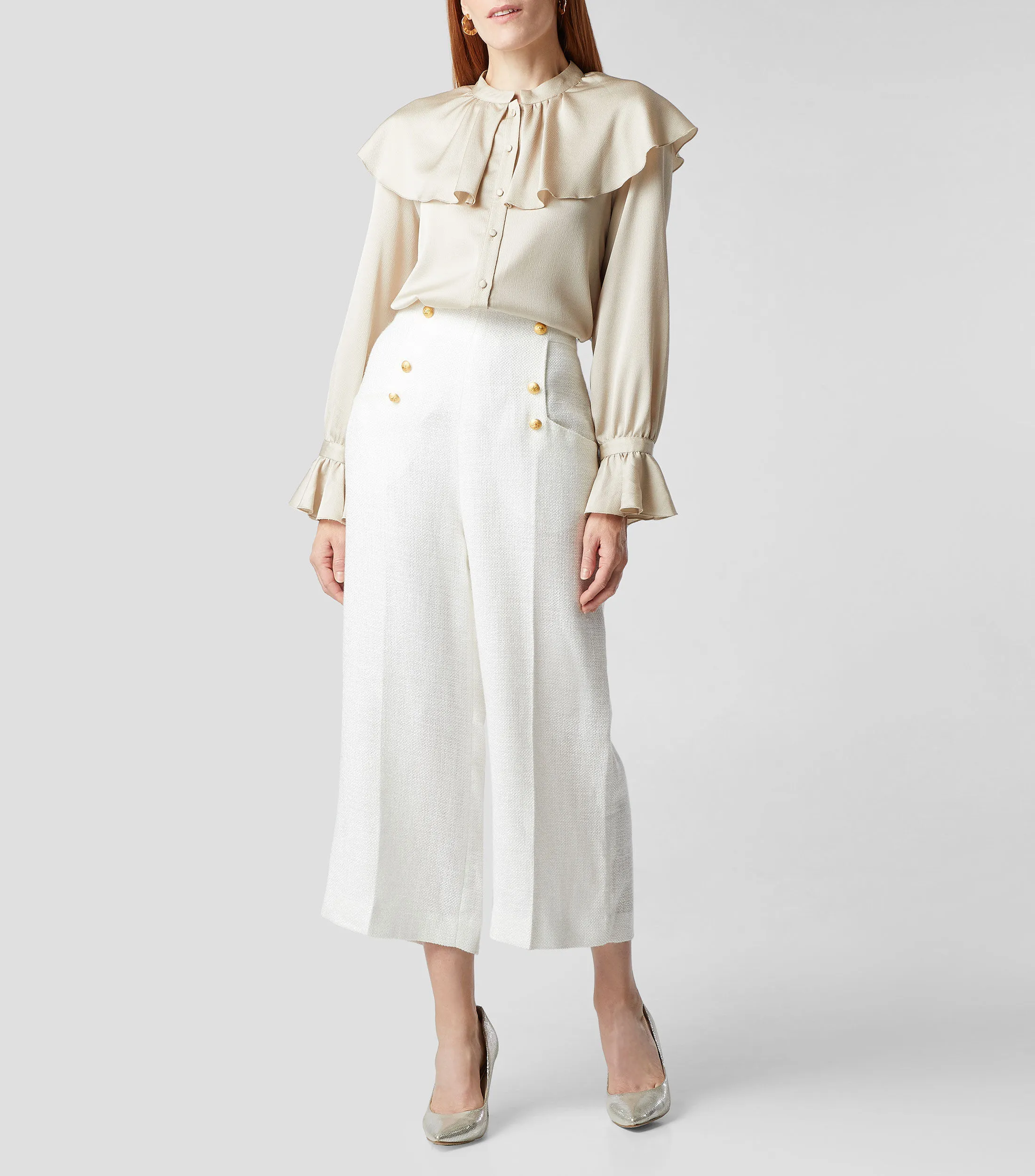 Chester & Peck Pantalón liso Mujer