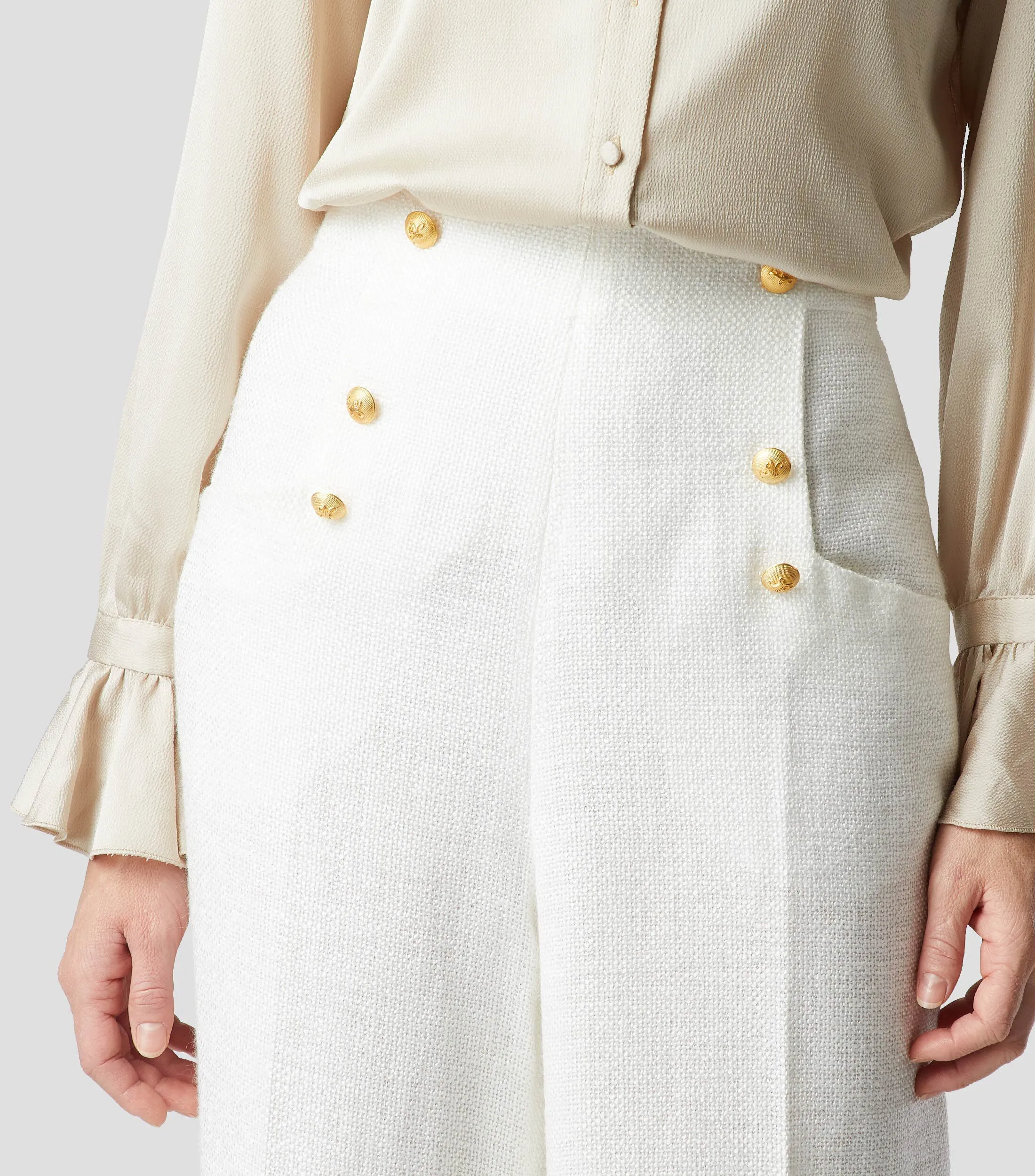 Chester & Peck Pantalón liso Mujer