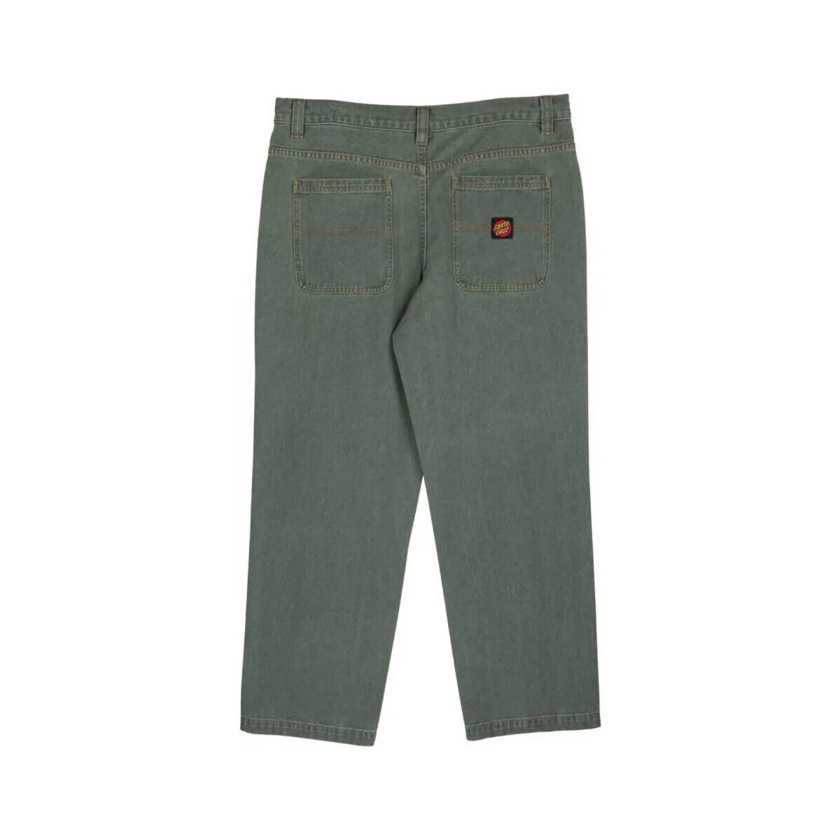Classic label panel jean