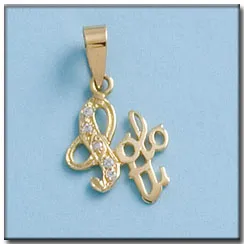 Colgante Enamorados Oro
