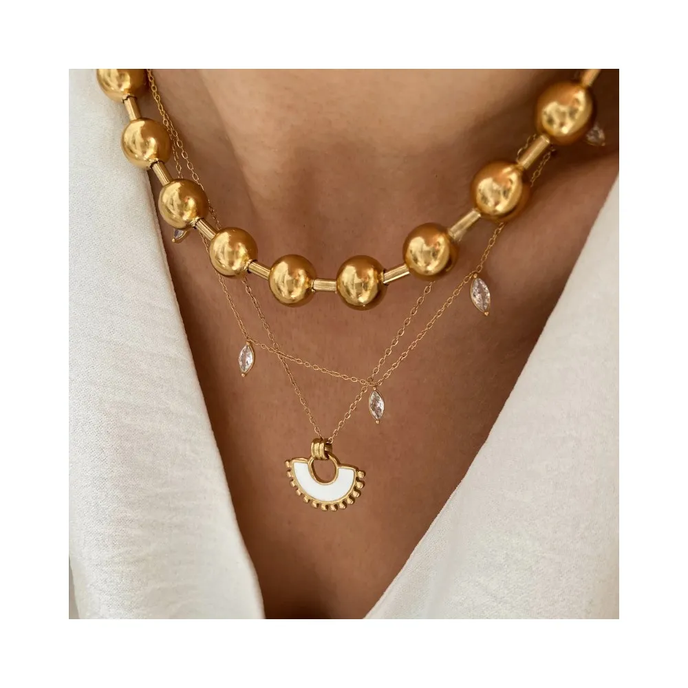 Collar Ebo 44 cm Oro