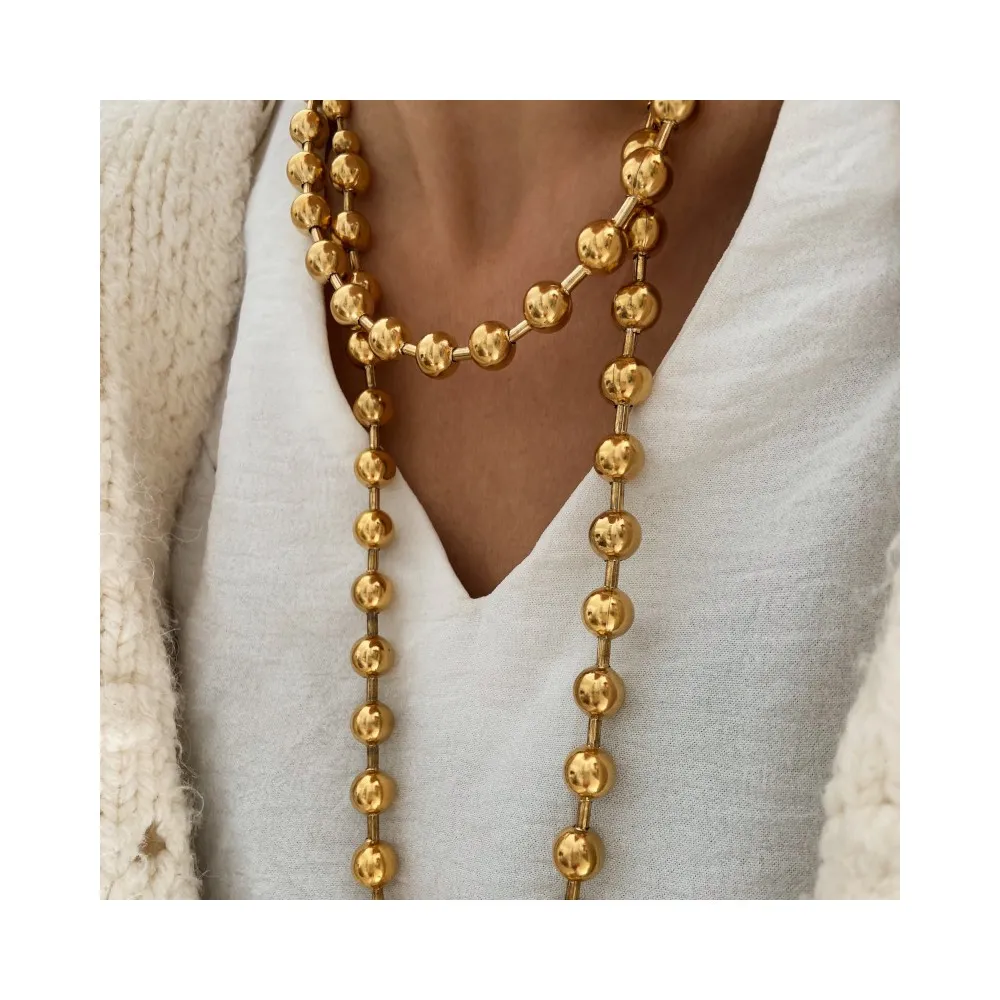 Collar Ebo 44 cm Oro