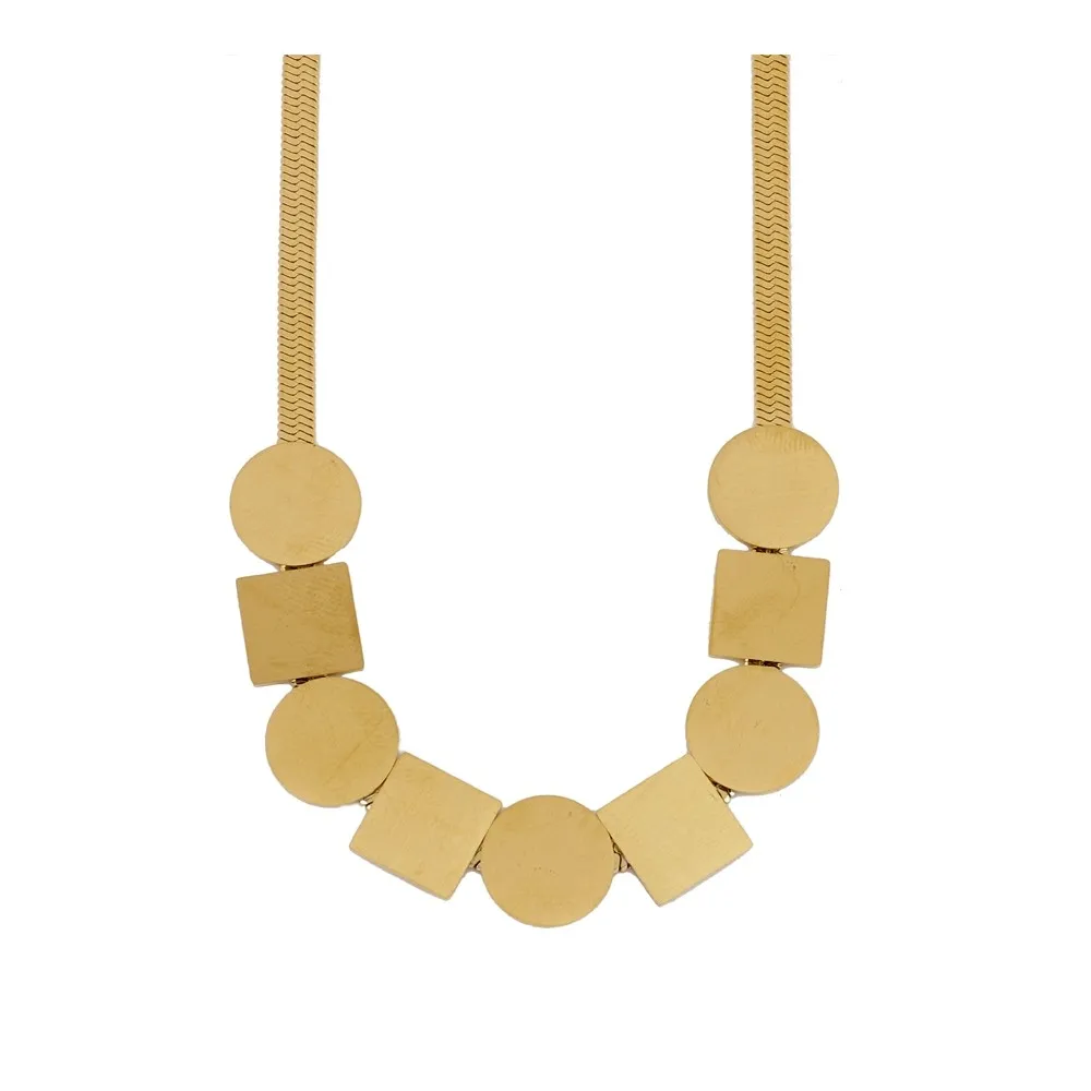 Collar Geometria Oro