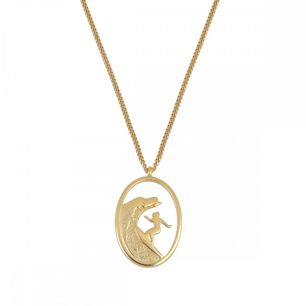 Collar Surfista Oro