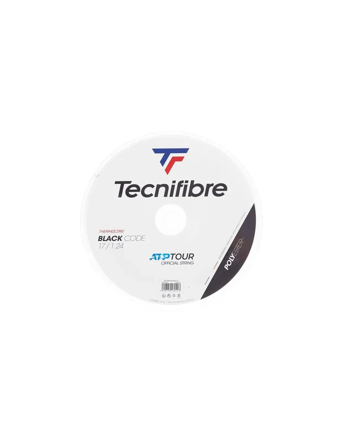 Cordaje de Tenis Tecnifibre Reel 200M Black Code 1.24
