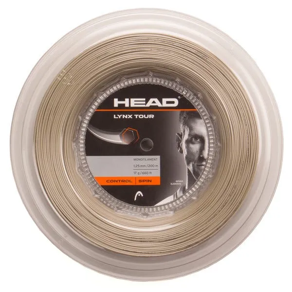 Cuerda Raqueta Tenis Head Lynx Tour Reel 17 gr 200m Beige