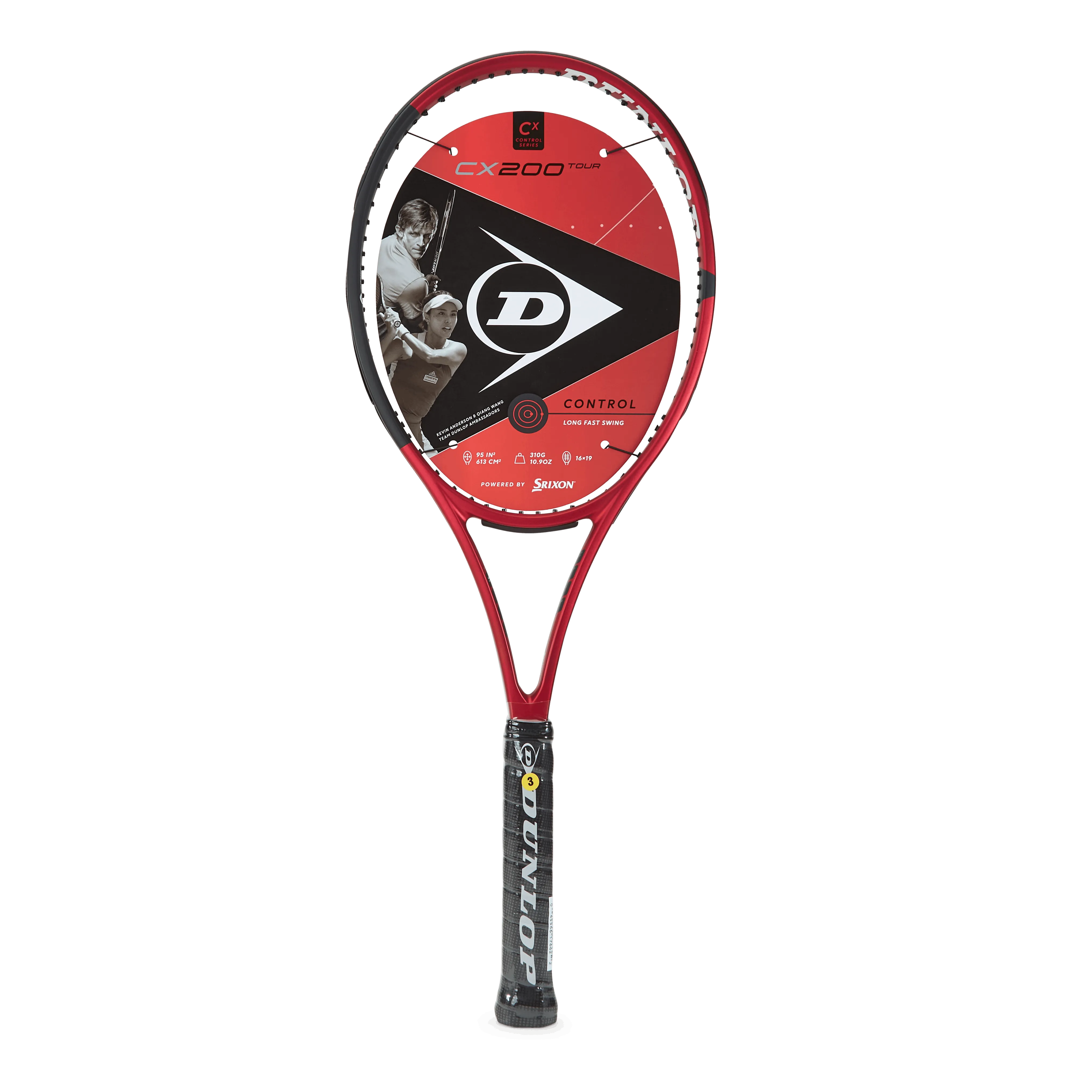 Dunlop Cx 200 Tour 16x19 Black/red