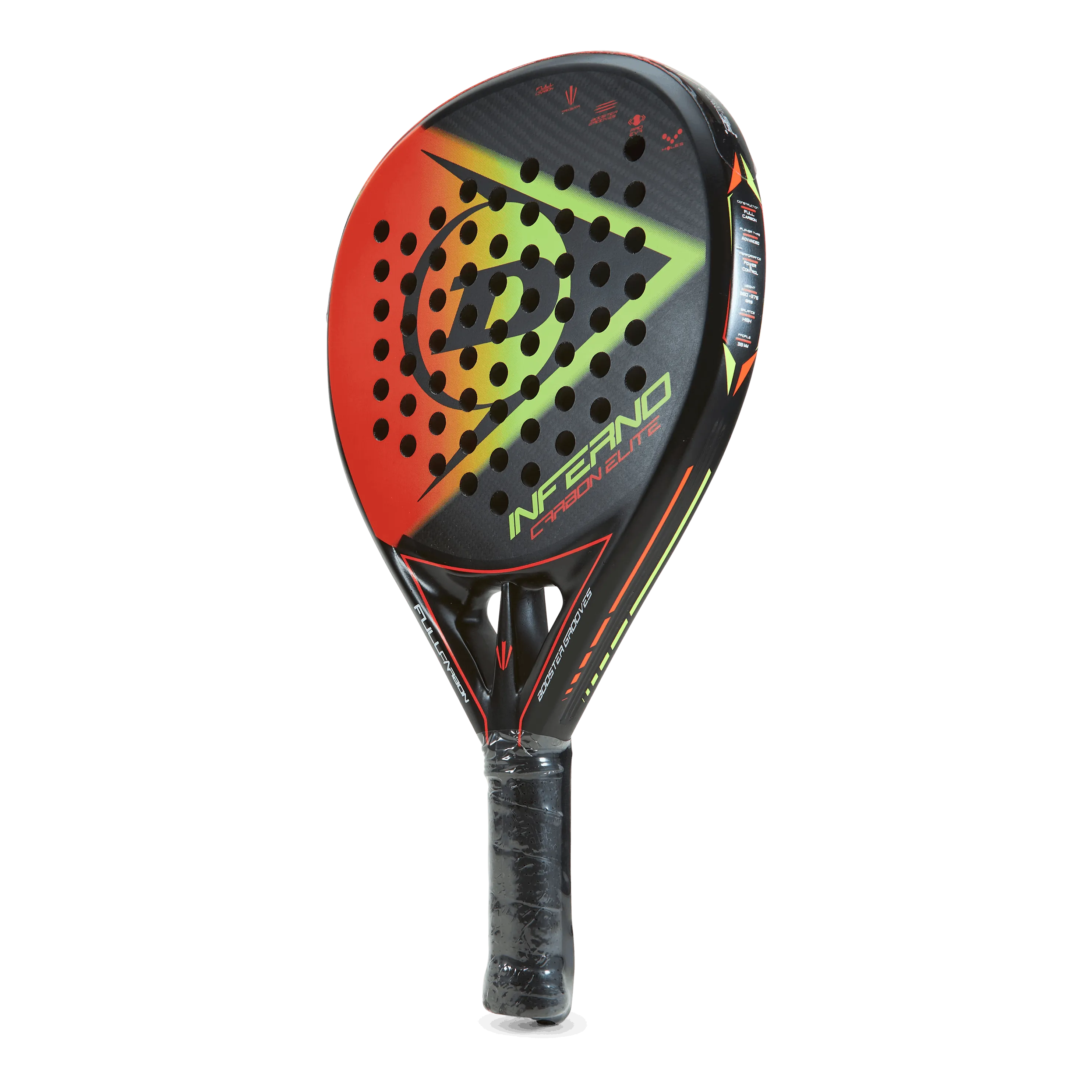 Dunlop Inferno Carbon Elite Black/red/yellow