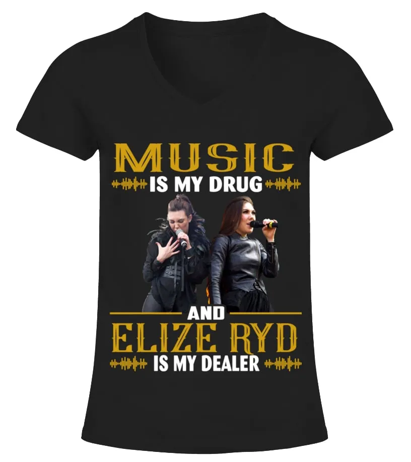 ELIZE RYD IS MY DEALER Camiseta cuello pico Mujer