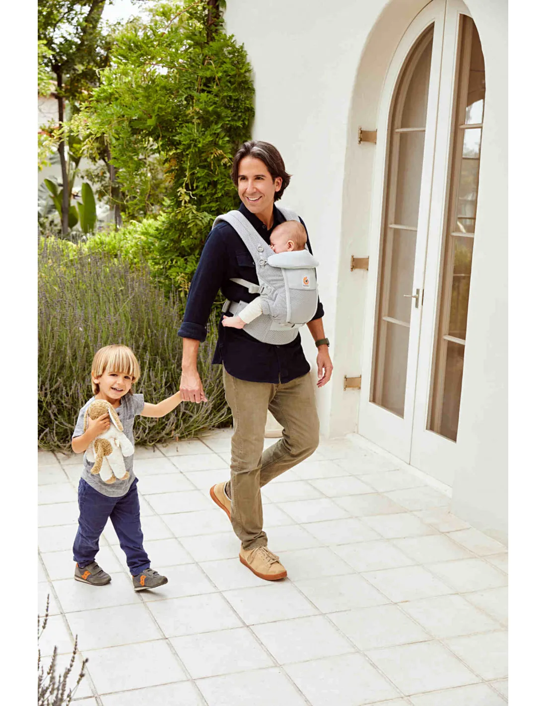 Ergobaby Mochila portabebé Ergobaby Adapt Soft Flex Mesh gris perla