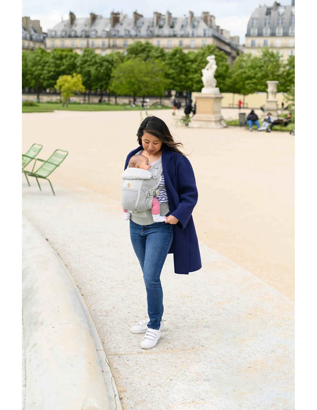 Ergobaby Mochila portabebé Ergobaby Adapt Soft Flex Mesh gris perla