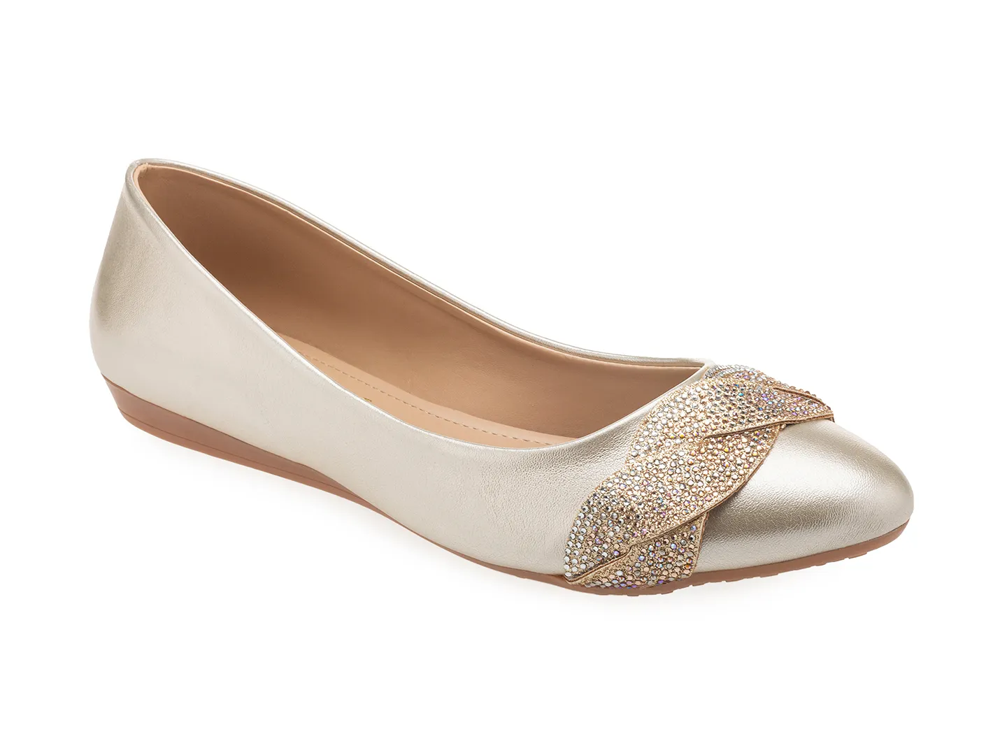 Flats Clasben 5960 Oro Para Mujer