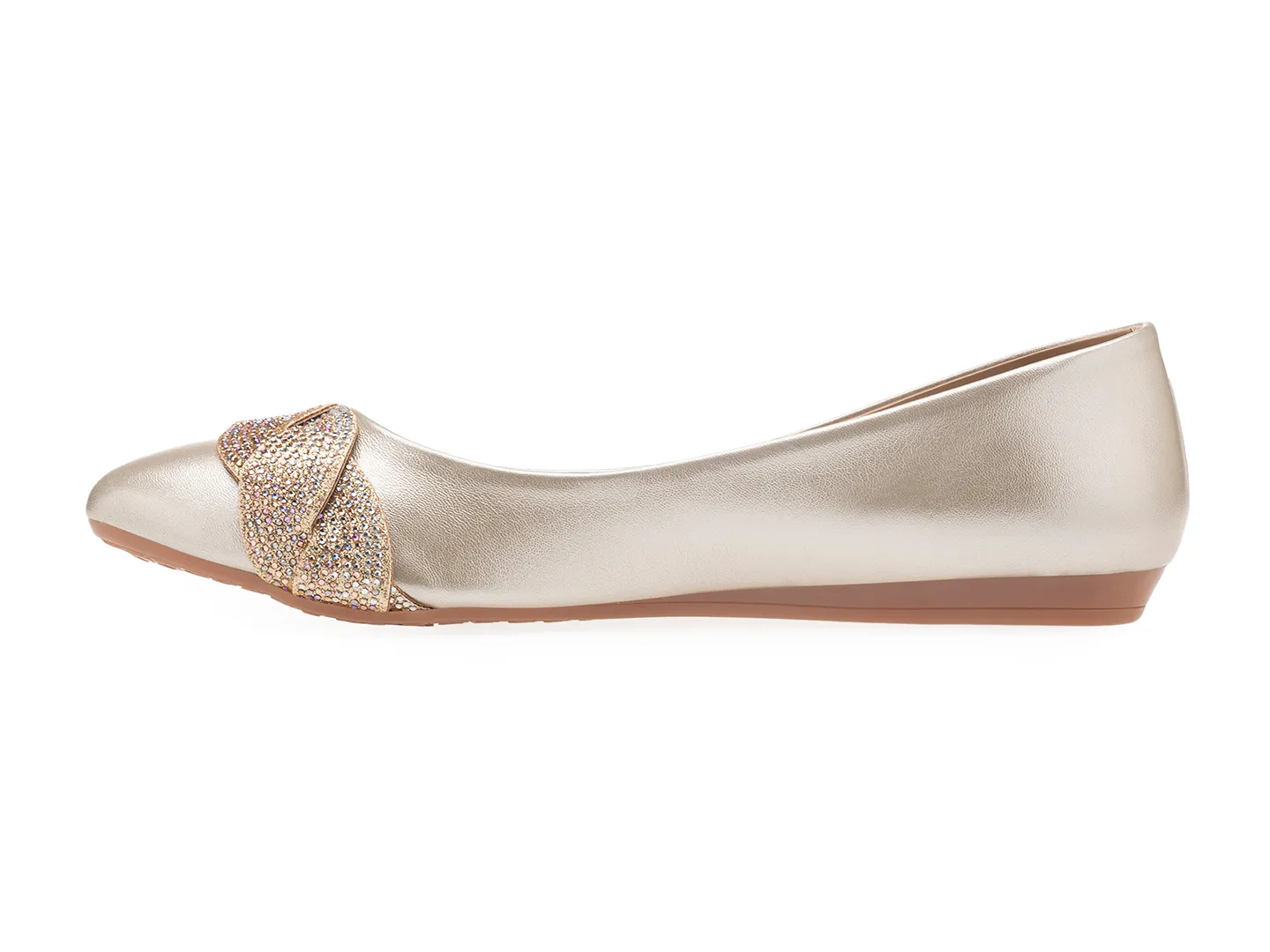 Flats Clasben 5960 Oro Para Mujer