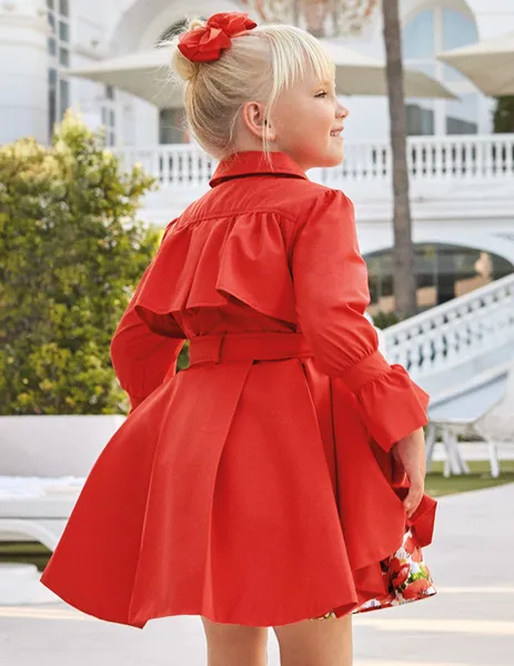 gabardina fantasia 5318 rojo abel y lula