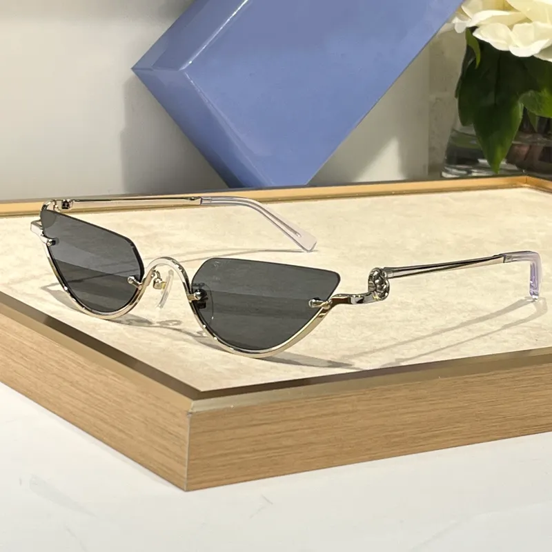 GAFAS DE SOL PARA HOMBRES MUJERES POPULAR SUMMER 1603 DISEñADOR FASHION CAT EYE HALF FRAME AVANTGARDE GOGGLES ESTILO DE OCIO AN