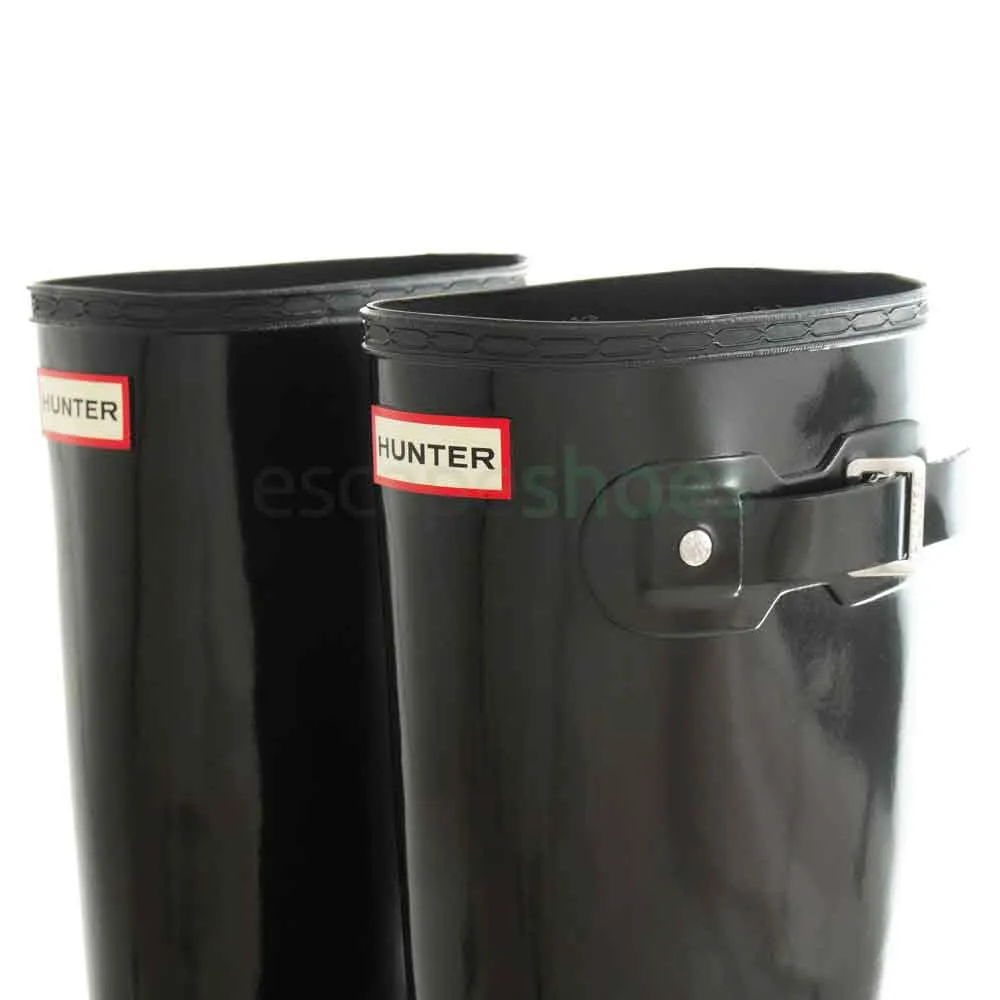Galochas HUNTER Womens Original Tall Gloss Black WFT1000RGLBLK