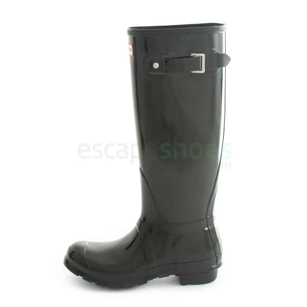 Galochas HUNTER Womens Original Tall Gloss Black WFT1000RGLBLK