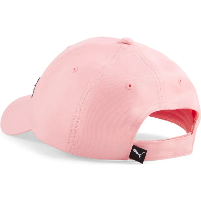 Gorra curva rosa ajustable Metal Cat Smooth de Puma