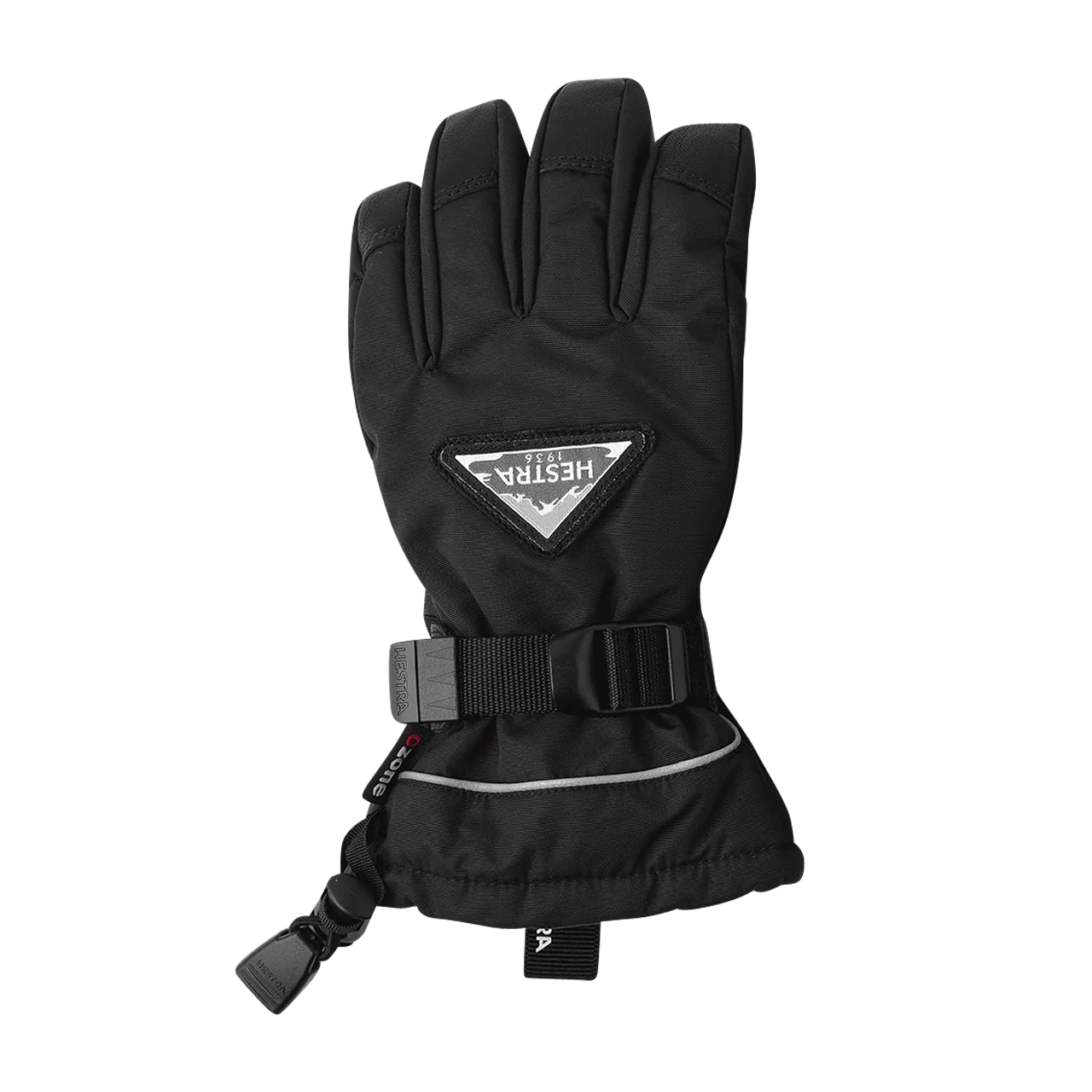 Guantes Niño Hestra Skare CZone 5 Finger Negros