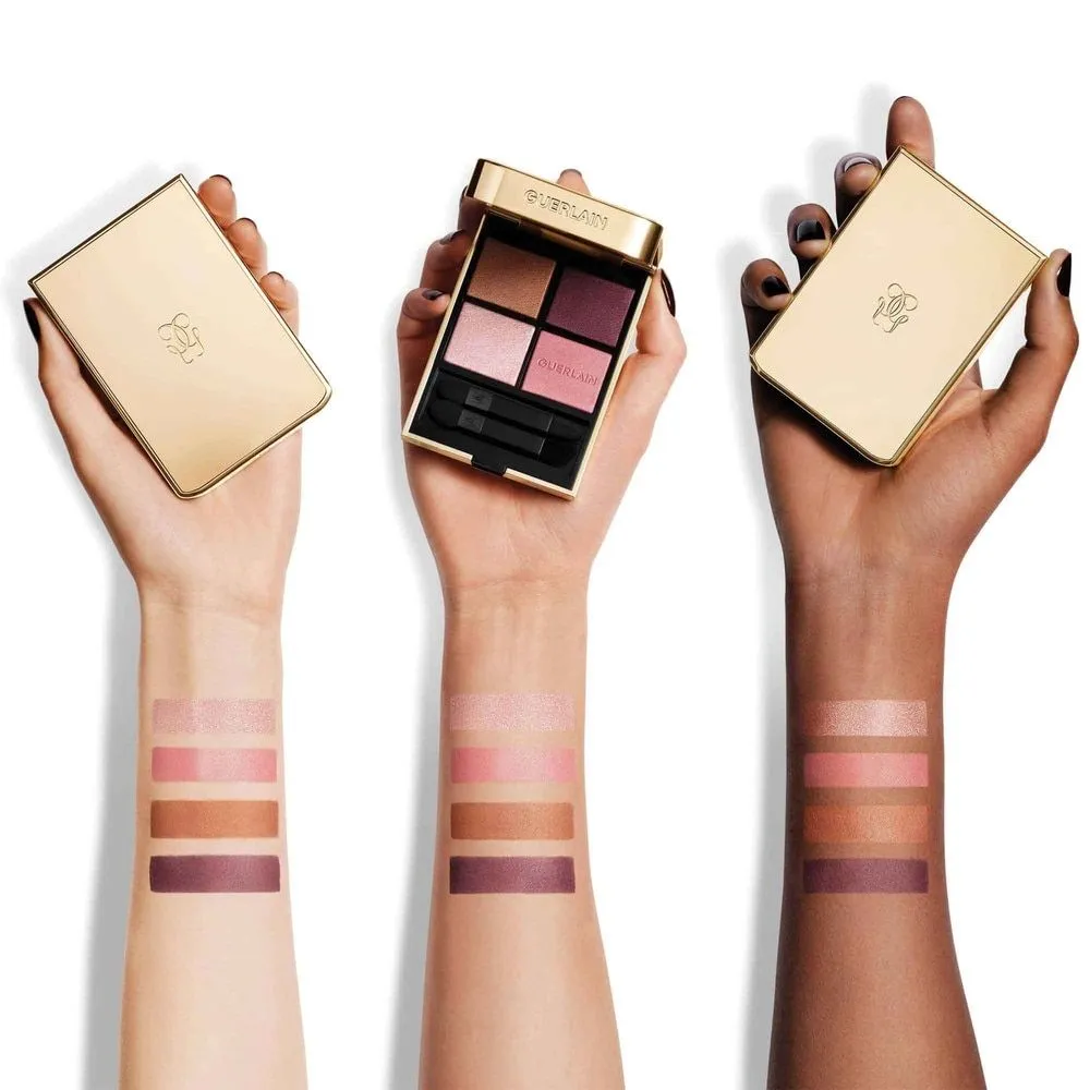 GUERLAIN OMBRES G  SOMBRAS DE OJOS 4COLORES EN   530 MAJESTIC ROSE