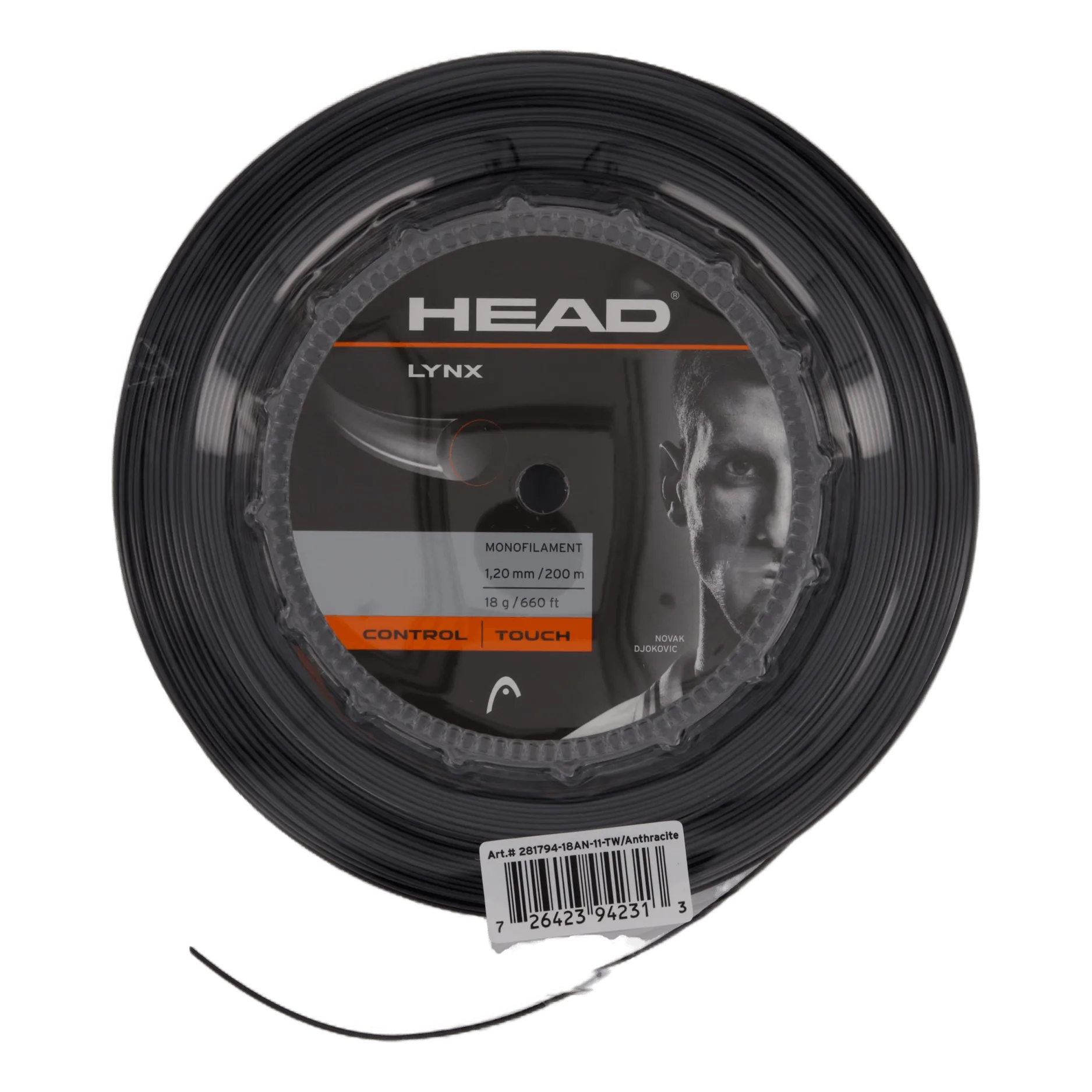 Head Lynx Reel 200m Anthracite