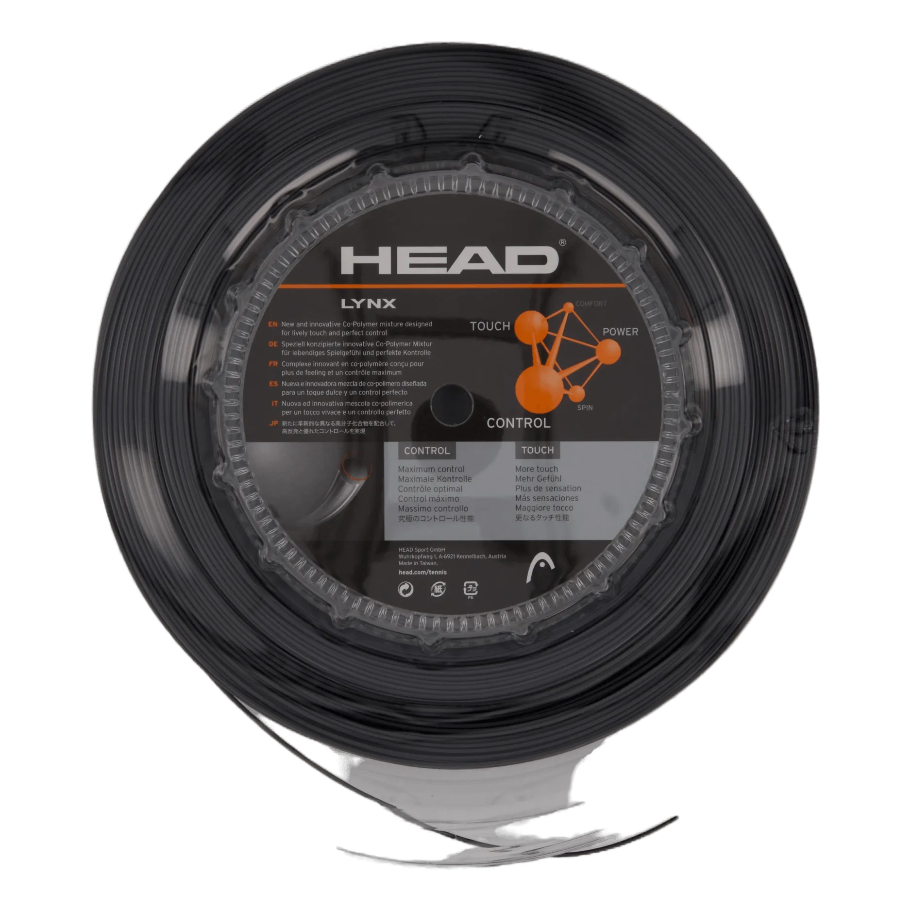 Head Lynx Reel 200m Anthracite