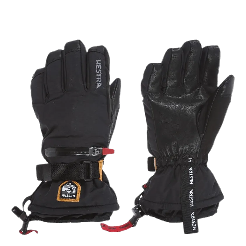 HESTRA ALL MOUNTAIN CZONE JUNIOR.  5 FINGER BLACK