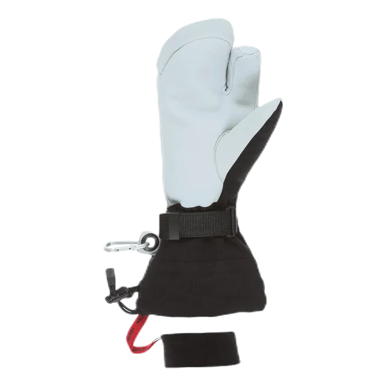 Hestra Army Leather Heli Ski 3 Finger Black
