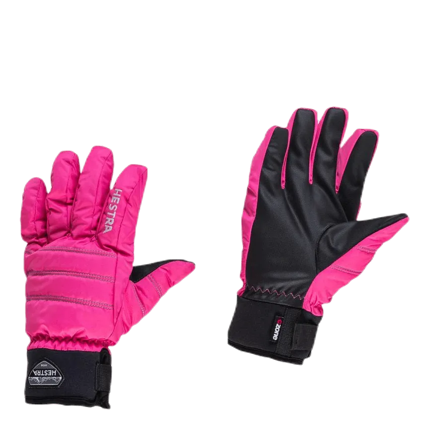 Hestra Boge CZone 5 Finger  Pink