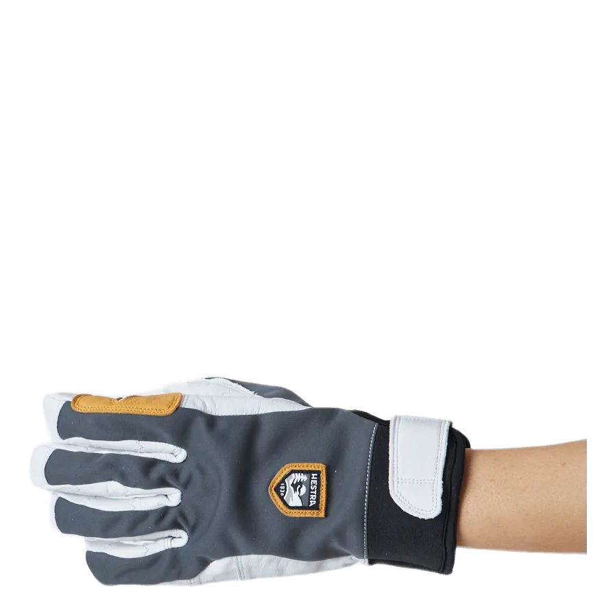 HESTRA ERGO GRIP ACTIVE  5 FINGER GRå / OFFWHITE