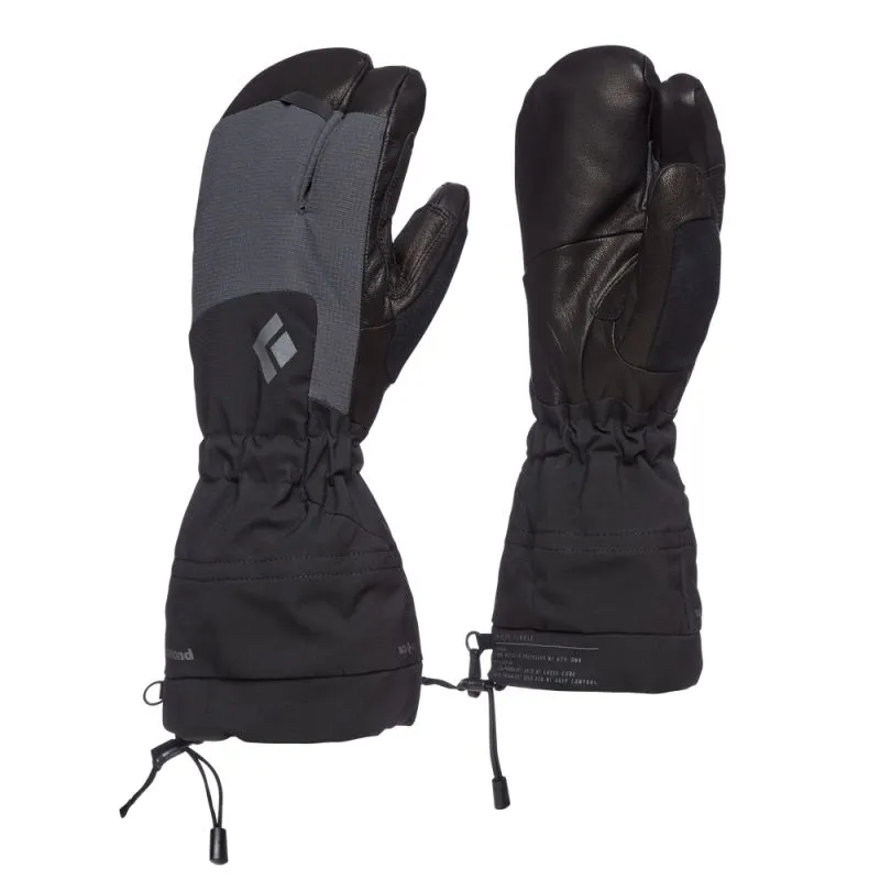 Hombres Black Diamond Manoplas Soloist Finger (Negro)