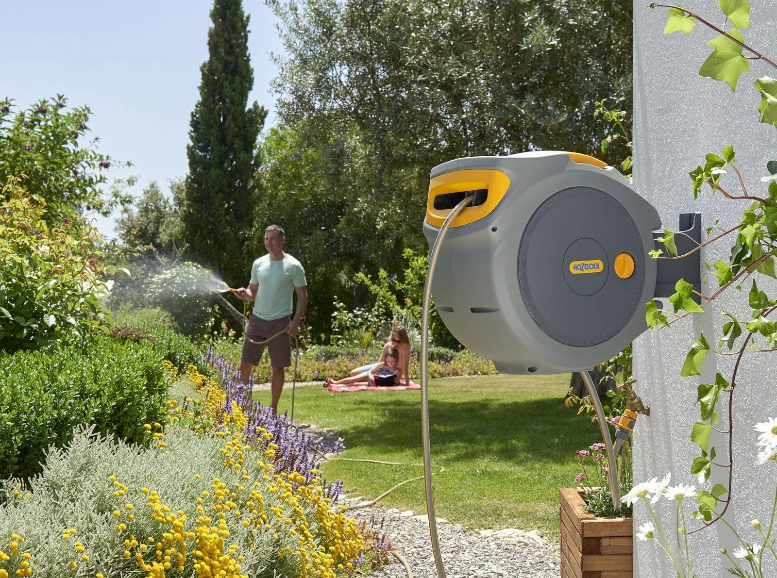 HOZELOCK AUTO REEL  MANGUERA JARDíN ENROLLABLE 30M