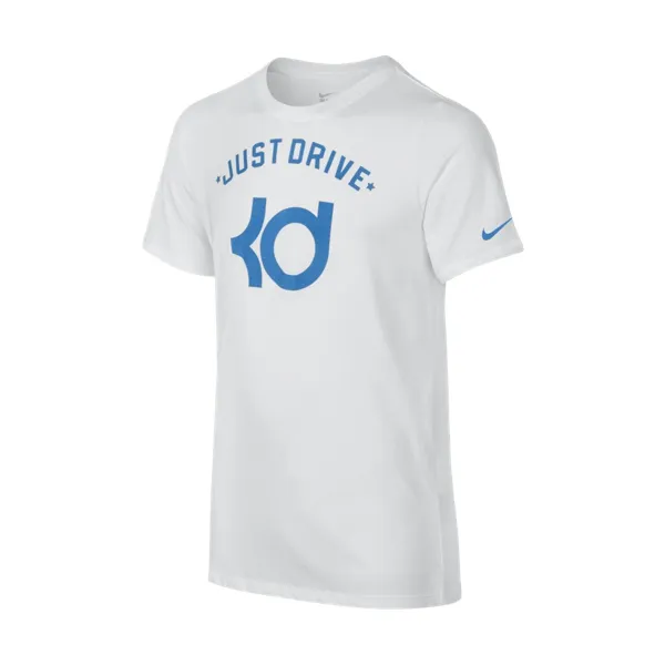 KD Camiseta Niñ@ "Just Drive" (100/white)